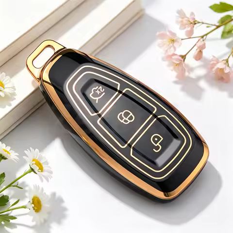 For Ford Ecosport Kuga ST C-Max B-Max Focus 3 4 Mondeo MK3 MK4 Fiesta Soft TPU Car Remote Shell Prot