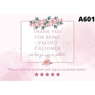 A6 CARD PRINTING SERVICE THANK YOU CARD PACKAGING SEALER
