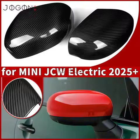 For Mini Countryman U25 JCW Cooper J01 J05 Aceman 2024-2025 Real Carbon Rear View Side Mirror Cap Co