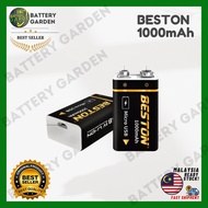 🔥 ORI Beston 9V USB Rechargeable Li-ion Battery SmartTAG TouchnGo 🔥