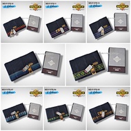 Al Taqwa Sarung Wadimor Primer Strimin Mercerized Warna Khusus Hitam Motif Songket