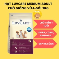 Luvcare Medium Adult beautiful skin and coat grain food for Adult dogs (corgi, samoyed, shiba...)