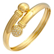 ZHULIAN BG5010 GELANG BANGLE DIAMOND SILANG GOLD PLATED EMAS ZHULIAN