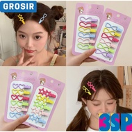 3SP | AC300 Mini Love Star Motif Hair Clips contains 5 Cute Colorful Clips