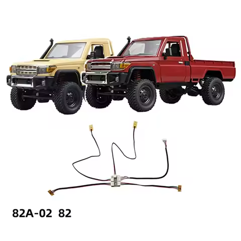 NEW-RC Car 82A-02 Headlights, Rear Light Harness For MN78 MN82 MN99S RC Car Spare Parts Accessories