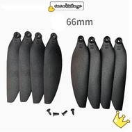 SECELPH Remote Control Drone Parts, Universal Plastic Folding Propeller Blades, Black 58mm/66mm Quad