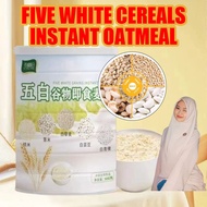 Five White Multigrain Oatmeal Instant Cereal High Fiber Low Calorie Meal Replacement for Weight Mana