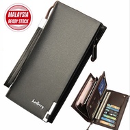 BAELLERRY MEN LONG WALLET ZIP BUTTON DOMPET PANJANG LELAKI DAN WANITA (W-030)