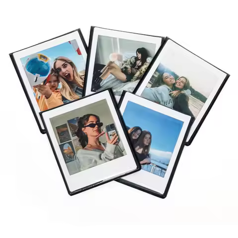 5 PCS Colorful Desk Photo Borders Stand Photo Frame Set for Fujifilm Instax Square SQ1 SQ40 SQ6 Came