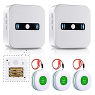 CallToU เครื่องเรียกพยาบาลไร้สายพร้อมปุ่มเรียก SOS สำหรับผู้ป่วยสูงอายุ ผู้สูงอายุ ผู้พิการ ระบบแจ้ง