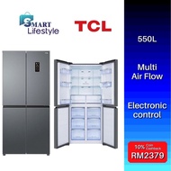 TCL 550L 4 Doors Inverter Refrigerator Electronic Control TRCD-W550IS1