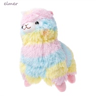 ELMER Alpaca Plush Toys Cute Colorful Plush Pillow Home Decoration Alpaca Sheep Stuffed Toys