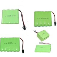 ♙Free shipping No. 5 Ni-MH toy remote control car rechargeable battery pack 3.6v4.8v6V7.2V8.4V9.6V 3