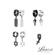 Fashion Hoop Earrings Hip Hop Style boy's ear clip DXY09-12