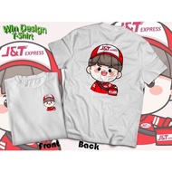 fashion Bkpp 2024 Krit Billkin J&t Express 1 Soft Fabric Tshirt / Baju Microfiber Jersi / Jersey Sub