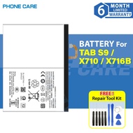 PhoneCare Battery For SAMSUNG TAB S9 X710 X716B, ,EB-BX716ABY | 8400mAh | Bateri