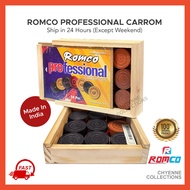 Export Tournament ROMCO Carrom Men Professional • READY STOCK • Carrom Coin Buah Karom Set Pertandin