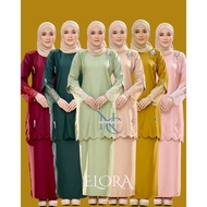 RESTOCK BY EARLY JAN'26 KOLEKSI RAYA 2026 ELORA LACE SCALLOP KURUNG DIAMOND