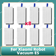 Compatible For Xiaomi Robot Vacuum E5 C108 Side Brush Heap Filter Mop Cloth Accessories Replacement
