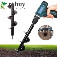 REBUY Auger Garden multiple sizes Earth Drill Gardening Supplies Power Flower Ground Drill