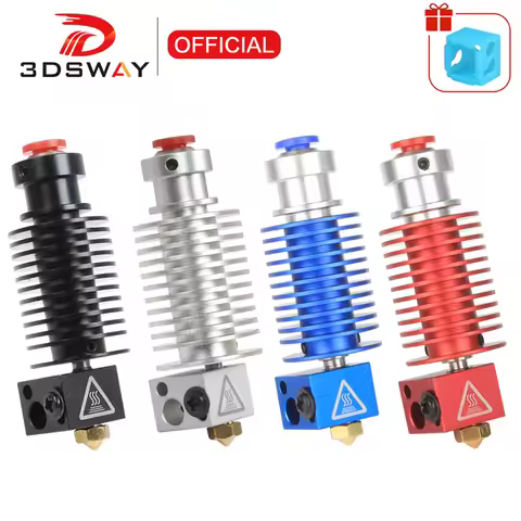 3DSWAY All-metal E3D V6 Hotend J-head Prusa I3 Voron Ender3 Bowder Direct Volcano Hot End Extruder 1