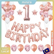 Minii's 1st 21st birthday party decoration 48 PCS Rose Gold Birthday Party Decorations Set Number 20