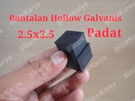 Bantalan Hollow Galvanis 2.5x2.5 Tebal Padat Kuat Karet Bantalan Hollow Galvanis 2.5x2.5 Harga Perbi