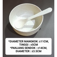Cutlery SET: Spoon and Bowl WHEATJERAMI