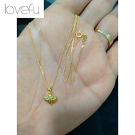 PAWNABLE 18K SAUDI GOLD NECKLACE 18"