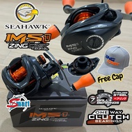 2026 SEAHAWK IMS 1 ZING CAST 103HSL DC Baitcasting Fishing Reel BC FREE CAP