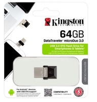 Kingston DataTraveler microDuo 3.0 OTG (64GB) 手機電腦兼用