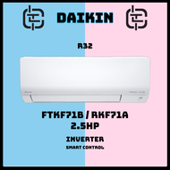 Daikin Standard Inverter Wall Mounted R32 2.5HP FTKF71B/RKF71B Smart Control
