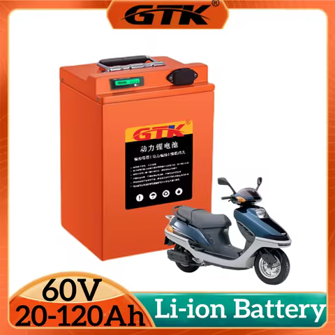 Gtk Battery 60V 20Ah 30Ah 40Ah 50Ah 60Ah 75Ah 100Ah 120Ah Lithium forvehículos eléctricos motociclet