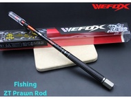 WEFOX ZT Series PRAWN ROD - Weighted Gimbal Rod Butt, Swivel Rod Tip, Joran Udang