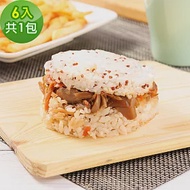 樂活e棧 蔬食米漢堡-藜麥牛蒡什錦1袋(6顆/袋)-全素