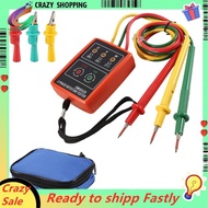 Indicator Meter Phase Sequence Tester LED Buzzer with Portable Pouch