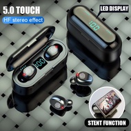 Original AMOI F9 Earphone Earbuds Wireless LED Display Touch 2000mAh Power Bank Bluetooth V5.0 Earph