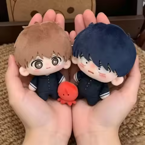 10cm Go for It Nakamura! Plush Nakamura and Hirose Soft Stuffed Dolls with Uniform Outfits Mini Cott