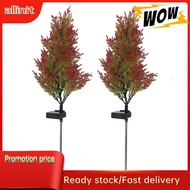 Christmas Pine Stakes Lights  Aluminum and ABS Solar Tree Waterproof for Garden