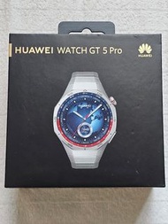 Huawei 華為 Watch GT 5 Pro 46mm 鈦空銀 鈦金屬錶帶智能手錶, not apple watch, for Android / iPhone