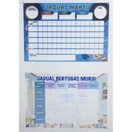 OFFER jadual waktu & jadual bertugas 30pcs/set