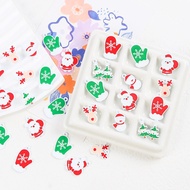 5pcs Alloy Christmas Elements Pendant DIY Bracelet Necklace Loose Beads Jewelry Making Accessories