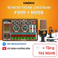 [Free Headphones] Soundcard SOROIE F999+Mic M998 High Quality, Recording, Livestream, Professional K