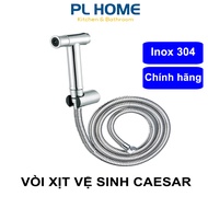 Vòi xịt vệ sinh Caesar BS310CW chất liệu Inox 304 vòi xịt toilet Inox 304