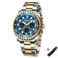 BIDEN · Chronograph Quartz Wrist Watch For Men Sport Waterproof Watch 12/24 Hours Calendar Clocks ·