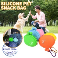 Dog Silicone Snack Bag+dog Training Device, Dog Training Horn, Pet Horn With Wristband B1m3