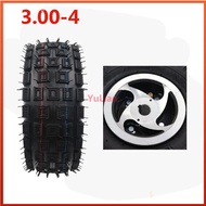 3.00-4 Scooter wheels Mini ATV 17mm /19mm Keyway wheel hub and wheel tire inner tire Off Road patter