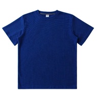 Thời trang nam waffle crop t-shirt lỏng lẻo thoáng khí hàng đầu thời trang hợp thời trang