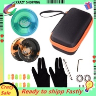 Aluminum Alloy Responsive Unresponsive Yoyo +  Professional Orange Black Unresponsive Yoyo, Fine Wor