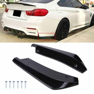 2Pcs Universal Car Rear Bumper Lip Diffuser Splitter Spoiler Scratch Protector
